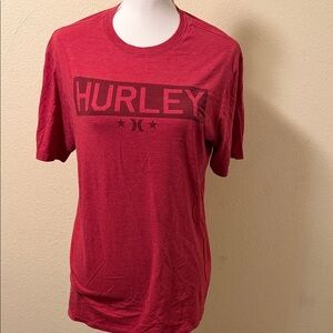 Hurley Bold Red Graphic Tee